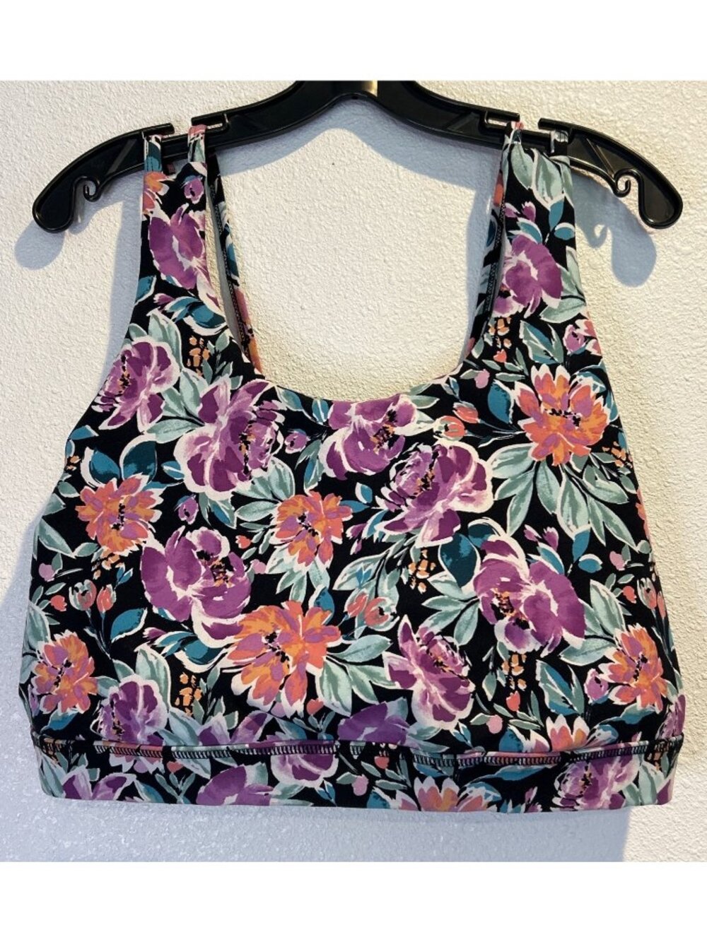 TORRID ACTIVE WIREFREE RACERBACK SPORTS BRA FLORAL (PLUS SIZE 3)